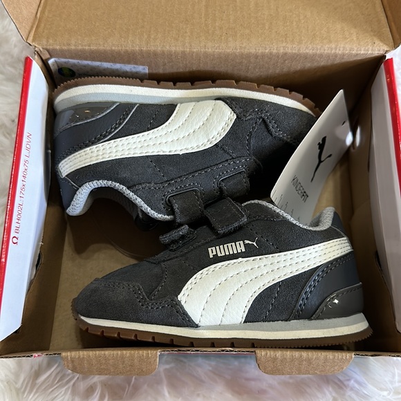 Puma Gray Velcro Softfoam+ ST Runner v2 5C - Picture 8 of 8